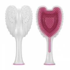 Tangle Angel 2.0 Detangling Hair Brush - Gloss White Pink [TGA221]