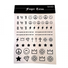 Bandi Tattoo Decal No.2 - Finger Tattoo**