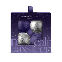 Grace Cole Lavendar Relax & Unwind - 4 x Bath Fizzers 50g [GC2202]