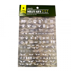 Bandi Nail Art Decal No.2 - Military Symbol**