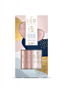 Grace Cole Sweet Orange& Ylang Ylang Body Glow Essentials - Body Wash 100ml, Body Lotion 100ml, Body Polisher [GC2214]
