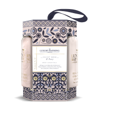 Grace Cole Velvet Rose & Peony Body Essentials - Body Wash 100ml, Body Lotion 100ml, Body Polisher [GC2206]