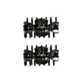 Titania Sectioning Clips - 8021/2B Black  [TTN444]