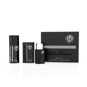 Alfa Romeo Black Gift Set EDT 40ml + Deodorant Spray 150ml [YA4101]