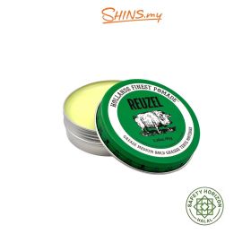[NEW] REUZEL GREEN POMADE GREASE - 3.38OZ/95G [RZ2041]