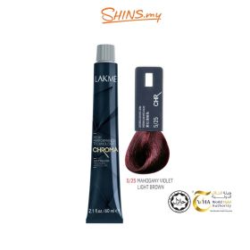 Lakme Chroma 5.25 Mahogany Violet Light Brown 60ml Halal Certified [LKC525]
