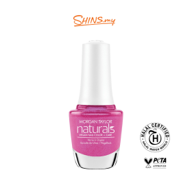 Morgan Taylor Naturals Vegan Nail Color + Care 15mL - Permanent Pink [MTN3140007]