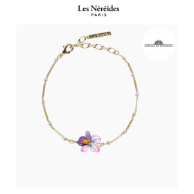 Les Néréides x VERSAILLES Bracelet Violet Flower CHÂTEAU DE VERSAILLES [LNAVVE202/1]
