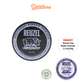 REUZEL Extreme Hold Matte Pomade 4OZ/113G -FREE Reuzel Clay Pomade 1.3Oz [RZ217+RZ2139]