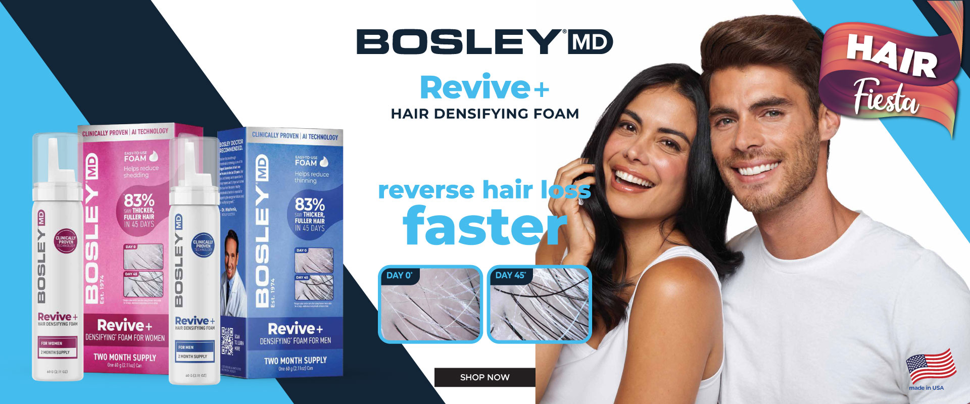 [Hair Fiesta] Bosley Hair Densifying Foam