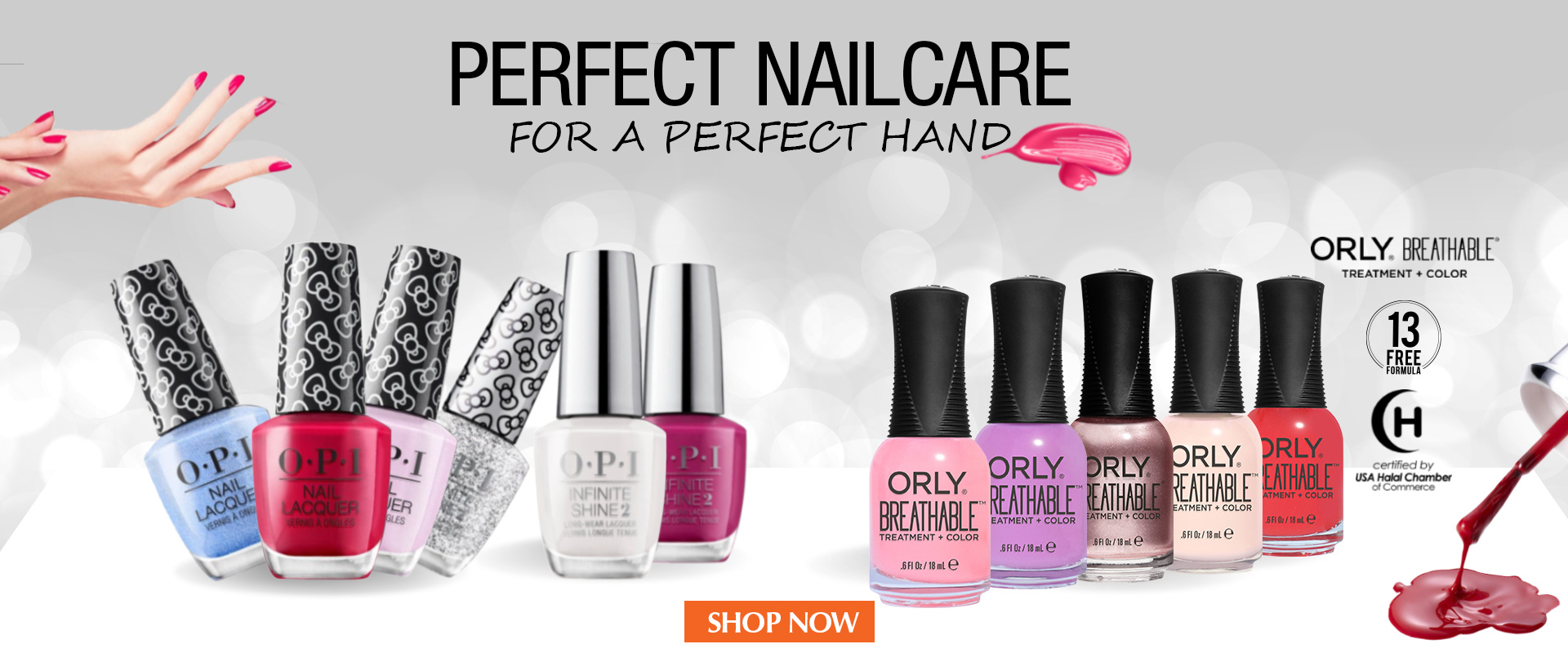 Nail Care ORLY & OPI Homepage