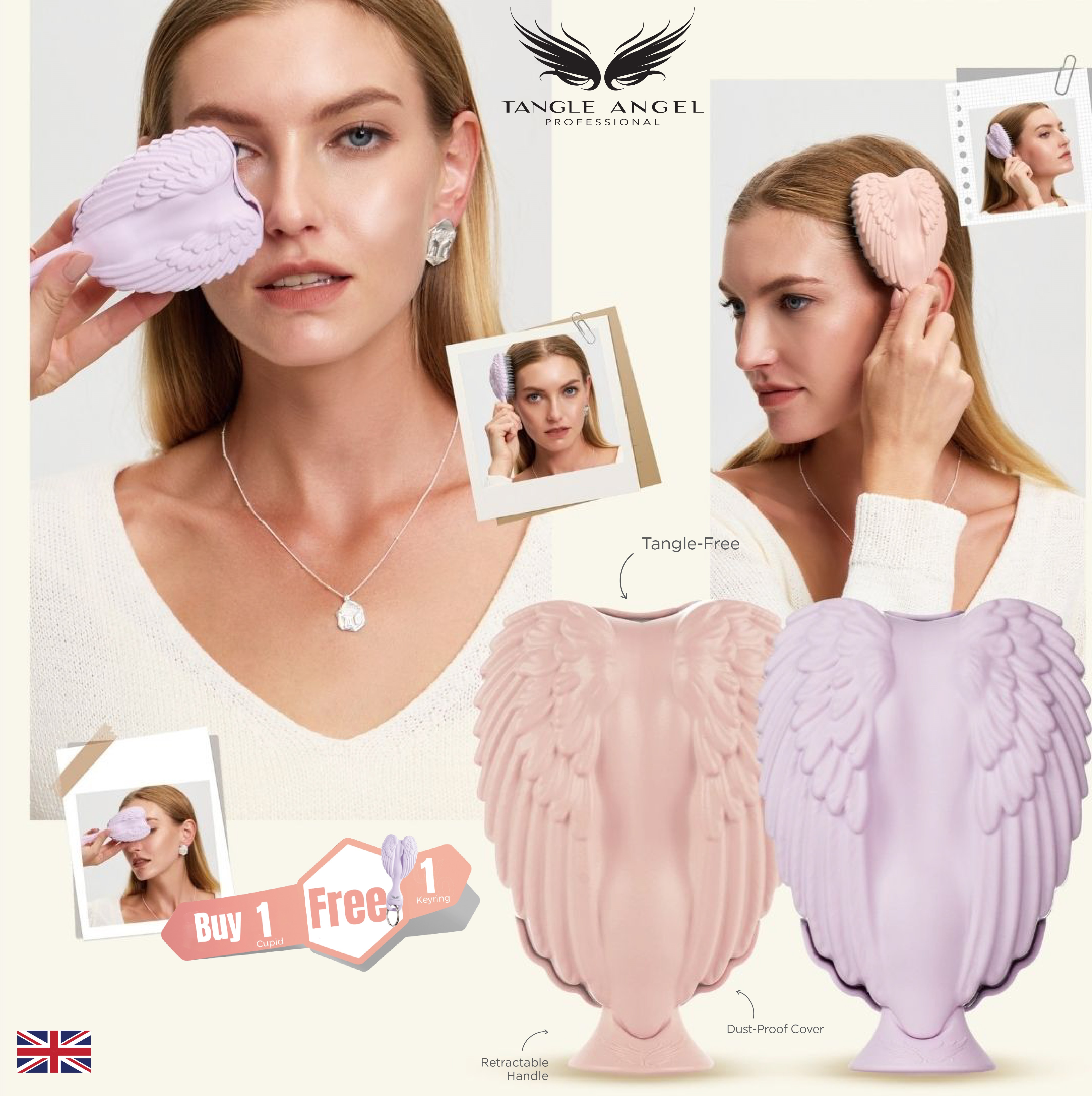 Tangle Angel Buy 1 Free Key Ring