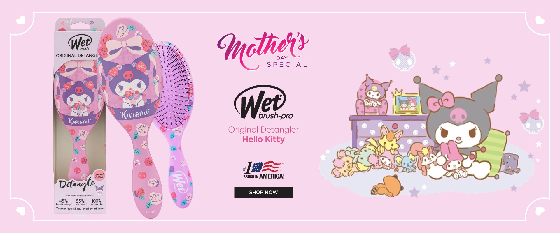 [Mother's Day] Wet Brush Kuromi